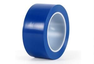 Quality 17mm 20mm Blue PVC Adhesive Tape Roll For Electrical Insulation wholesale