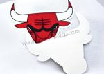 Realistic TPU Heat Transfer Label Animal 2D 3D Bull Head Pattern