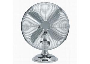 Quality 12 Inch Electric Osicllating Metal Desk Fan For Bedroom And Living Room wholesale
