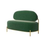 Elegent Velvet Fabric Modern Living Room Sofa Set Scandinavian Style