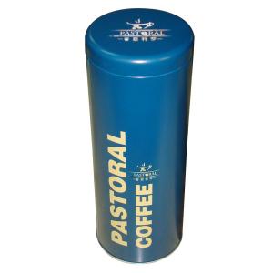 Quality Round Blue Food Grade Tin Container wholesale