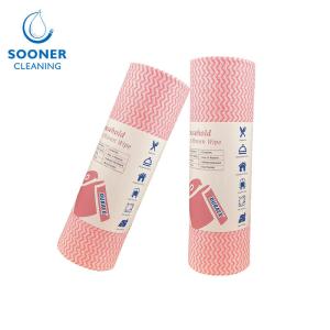 Quality Reusable Spunlace Non Woven Dry Wipes Cleaning Household Roll wholesale