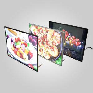 Quality Customized Design LED Advertising Light Box Square Shape For Food Display wholesale