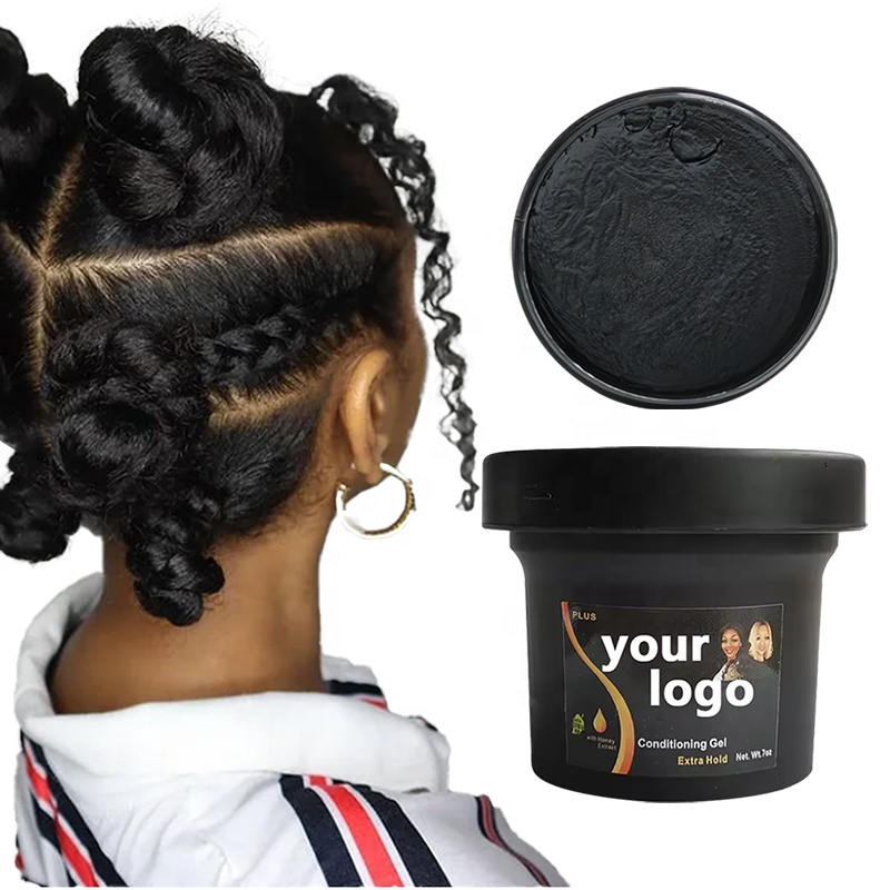 Gender-Neutral Hair Conditioning Gel for Strong Hold and Braid Control Private Label