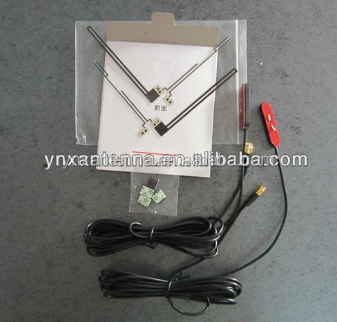 UHF VHF TV Antenna Booster for Car Mounting Way Adsorption on Glass or Smooth Metope