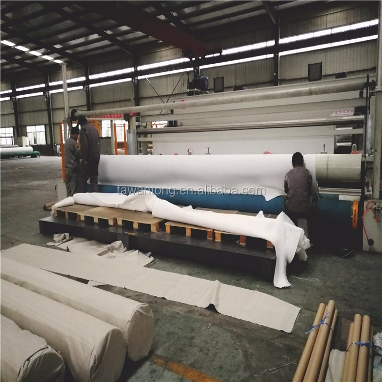 Contemporary Design Black Polyester Staple Fiber Needle Punched Nonwoven Geotextile 400gsm
