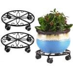 Indoor and Outdoor Plant Dolly Rolling Stand for 10.2 and 12 Inch Pots Perfect