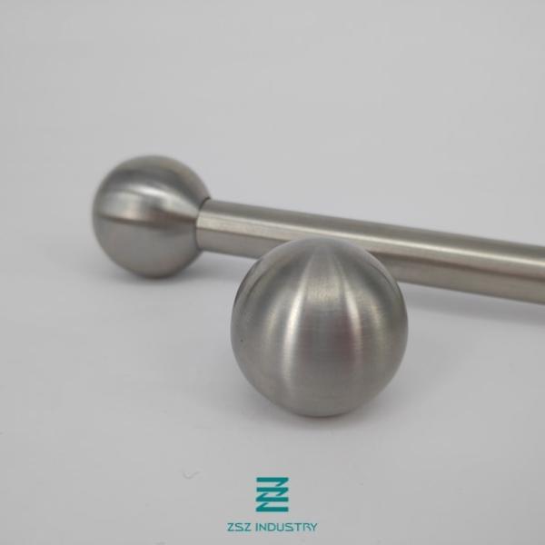 Cheap SS 304 Railing End Caps , Balustrade End Caps For 42.4mm Diameter Round Tubes for sale