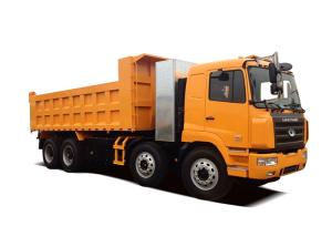 China Heavy Duty Construction Dump Truck , 8x4 Dump Tipper Truck  CNG Tank 351~450 hp on sale
