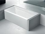 Acrylic White Skirt Bathtub Without Drainer High Gloss JND-EC1584