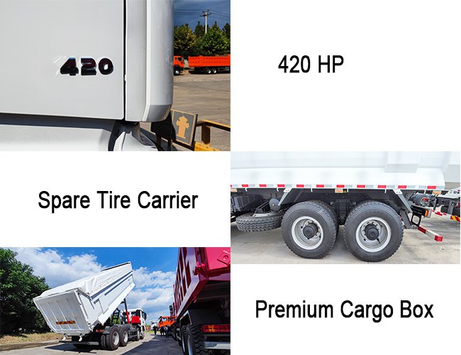 TITAN F3000 Shacman Dump Truck Price  6x4 Dump Truck