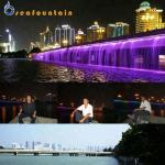 Morden Color Changing Waterfall Fountains Musical Signal Control