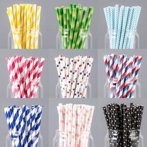 Quality Individual Packing Drinking Straws Disposable Colorful Custom Food Grade Material wholesale