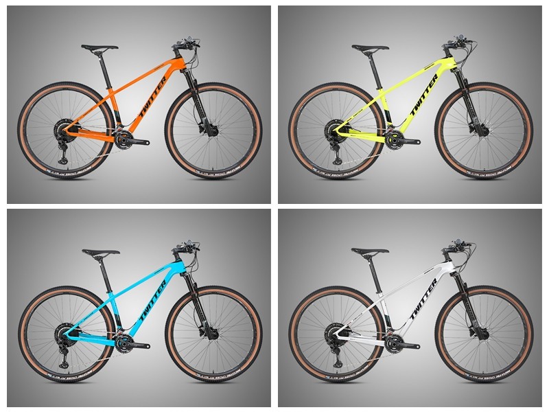Carbon Fiber Montain Bike 27.5 29er Warriorpro SHIMANO M6100-12 Speed T900 Disc Brake Adult MTB