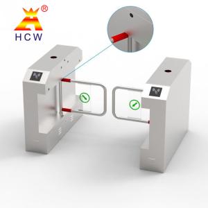 Quality Anti Rush Face Recognition Turnstile Single Pole 500mm Width Swing Barrier Gate wholesale