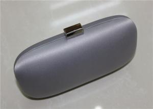 Quality Handmade Metal Satin Clutch Bag Round Shape With Black Velvet wholesale