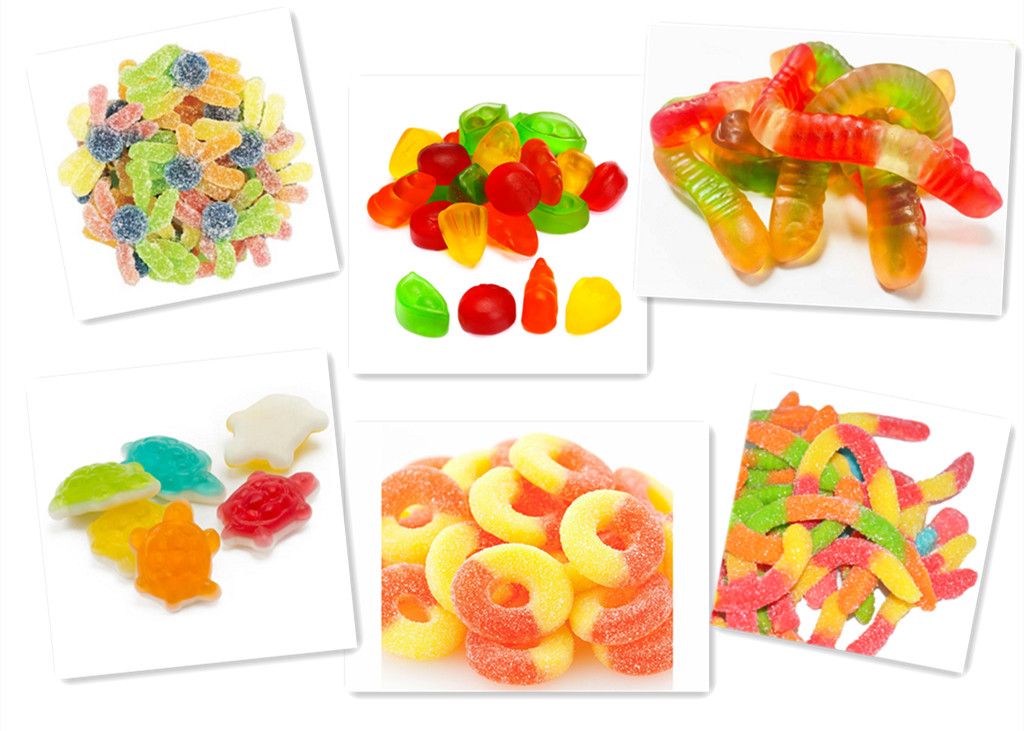 Multihead Weigher Gummy Bear Candy Packaging Machine 500 Gram Waterproof