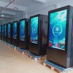 2000Nits 55 65 Inch Ip65 Waterproof Outdoor Advertising Monitor Lcd Totem Kiosk