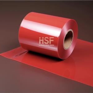Quality HSF Opaque Red PE Silicone Coated Release Film 2000mm wholesale