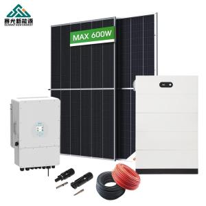 Quality Roof Mounting Lead-Acid Battery 5kw 8kw 10kw Solar Energy System for Home in Hybrid Mode wholesale