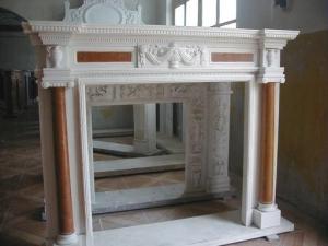Quality marble fireplace mantel for home decoration wholesale