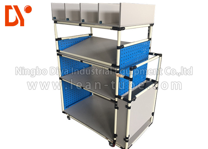 FIFO Lean Pipe Racking System Anti Corrosion Cold Welded Lightweight