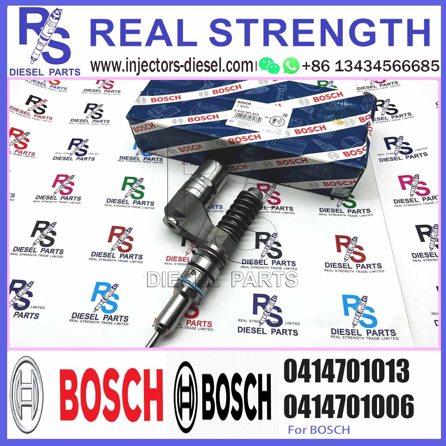 Diesel Fuel Injector 0414701013 0414701083 0414701052 For ASTRA CASE FIAT IVECO 500331074