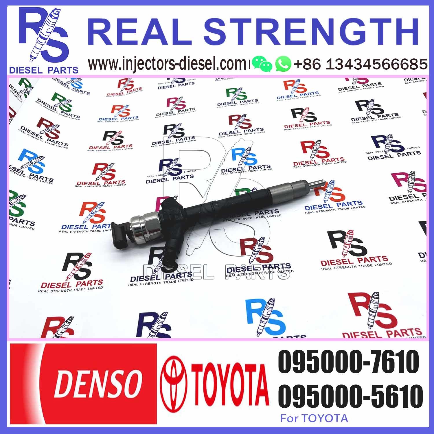 New Diesel Common Rail Injector 095000-6110 095000-6900 095000-7600 095000-7610 23670-09200 236700R060 For TOYOTA 2AD-FH