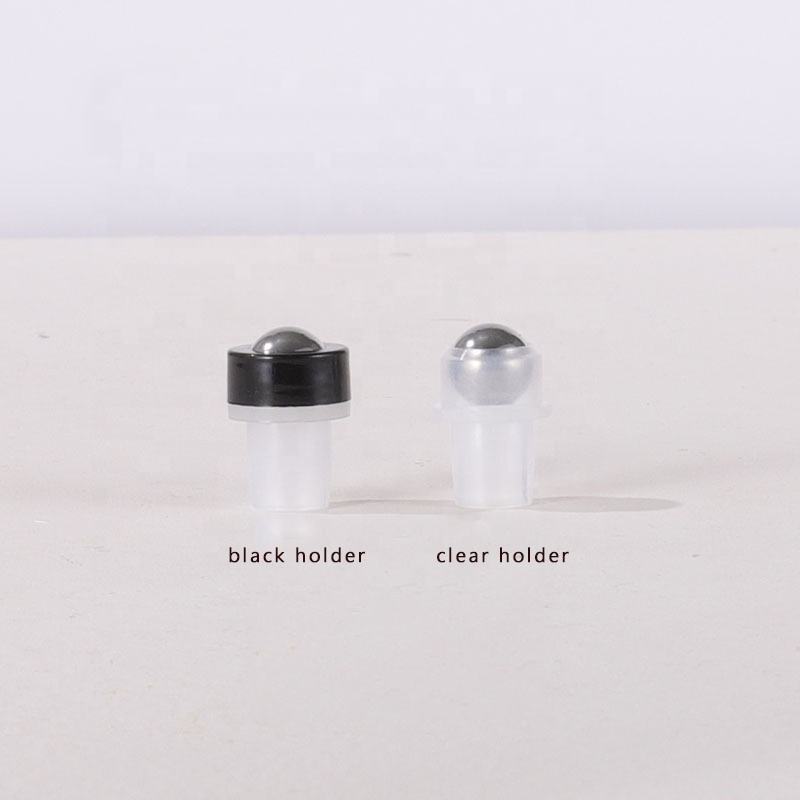 Frosted Glass Cosmetic Body Perfume Oil Roll On Bottle With Twist Up Caps