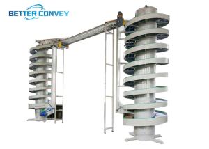 Quality Continuous Vertical Carton Boxes Elevator Lifting Conveyor Spiral wholesale