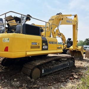 Quality Large Used Komatsu Excavators PC450-8 45Ton Earthmoving Equipment wholesale