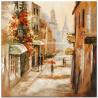 Buy cheap Impression Modern Art Oil Painting , Paris Street Oil Painting Wall Art on from wholesalers