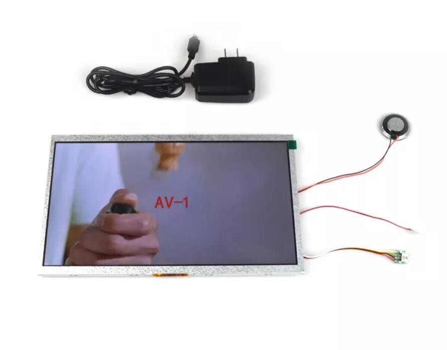 7 inch small lcd displays custom lcd display module with PCBA battery and button controls