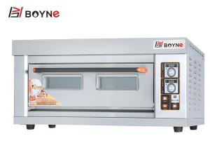 Quality 1 Deck 2 Tray 6.6kw Commercial Bakery Deck Oven for bakery wholesale