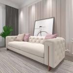2 Seater Leisure High Back Sectional Lazy Sofa For Living Room Furniture
