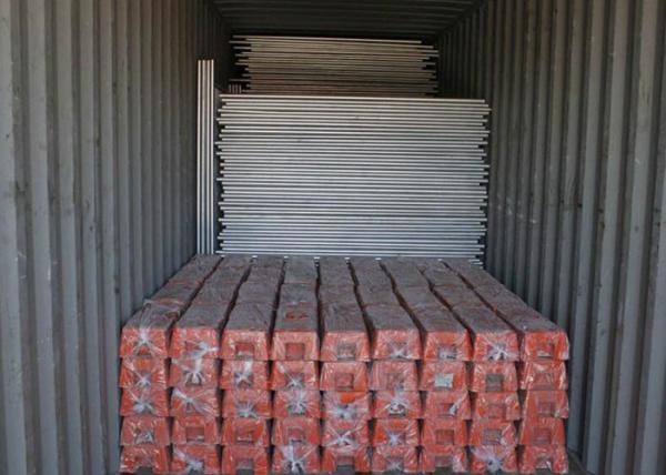 Galvanized Spraying Builders Temporary Fencing , Temporary Construction Fence