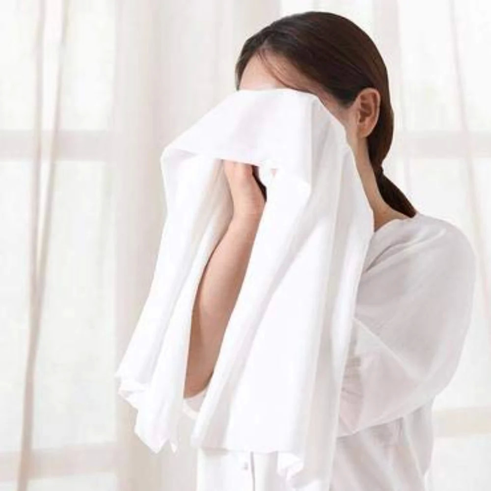 Disposable Spunlace Cleaning Wipes Hand Towel 60gsm Viscose Material