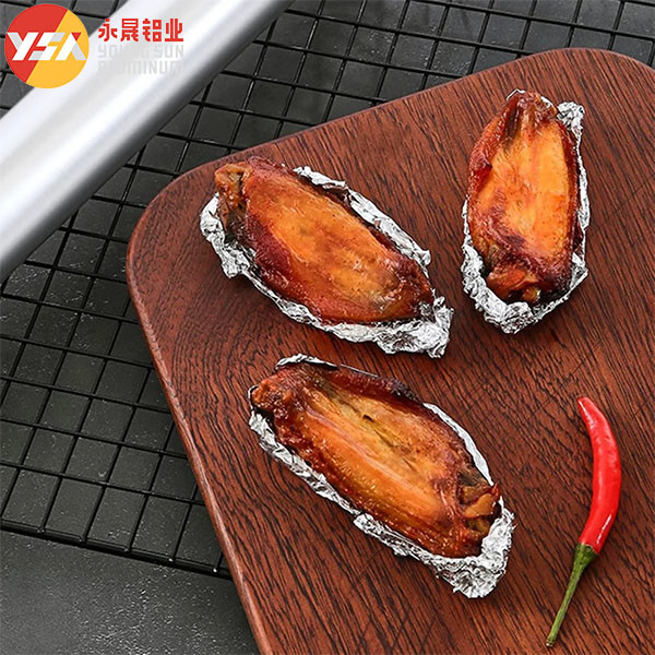 Household Foil Aluminum Heavy Duty Food Grade Paper In Roll Aluminum Foil