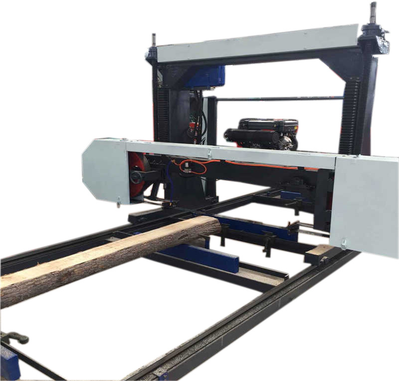 Diesel Horizontal Portable Band Saw Machine For Cutting Tree Trunk