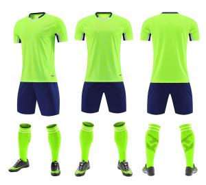 Quality Casual Training Plain Soccer Jerseys Sublimated Soccer Uniforms Set Short Sleeve wholesale