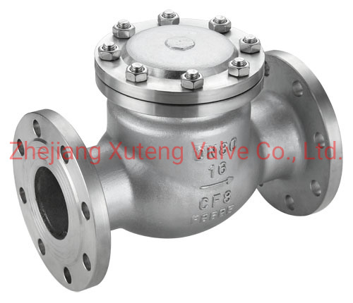 API/JIS/DIN Swing Check Valve Factory Derect Sell 150/300/600/900lb Wcb/CF8/CF8m
