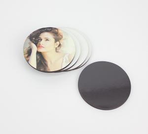 Quality Factory Directly Wholesale Round Shape 60x60mm Sublimation Blank Fridge Magnet wholesale