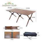 Outdoor Folding Camping Table Grill Egg Roll 4.7Kgs Aluminum Portable