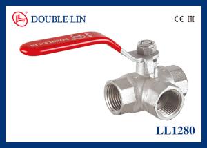 Quality ISO228 Thread 16 Bar Female 3 Way Brass Valve wholesale