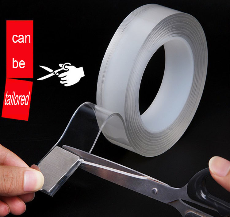 Waterproof Transparent Adhesive Tape for Customized Home Office Car Nano Single Sided