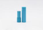 SGS Hot Stamping Cute Empty Lip Balm Containers Cylinder Shaped