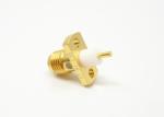 50Ohm Brass Female Jack Flange Mount SMA RF Connector
