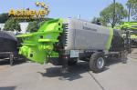 Used ZOOMLION Concrete static Pump HBT100.18.186RSU pumping of concrete