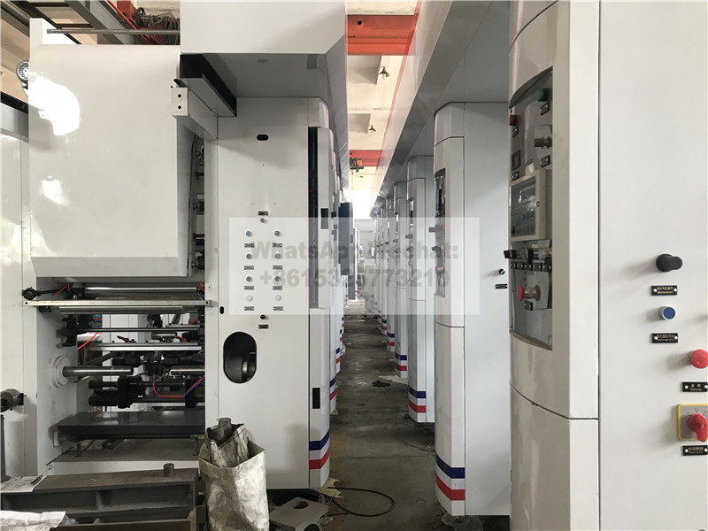 Computer 8 Color BOPP PE PVC Film Laminating Rotogravure Printing Cylinder Machine
