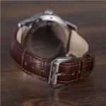 OEM 3ATM Miyota 2115 Quartz Wrist Watch With Leather Strap